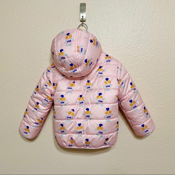 FENDI. Pink & Silver Rumi Baby Jacket. - Picture 3 of 9